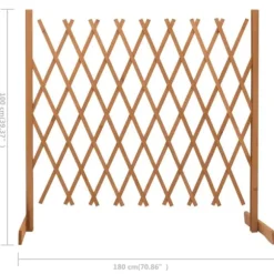 Spaljéstaket orange 180x100 cm massivt granträ - Spaljéstaket - Spaljé Staket - Home & Living