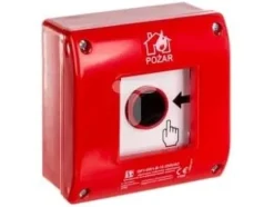 Spamel Utanpåliggande manuell signalanordning, 1Z+LED kontakt 230V AC (OP1-W01-B-B10-230)