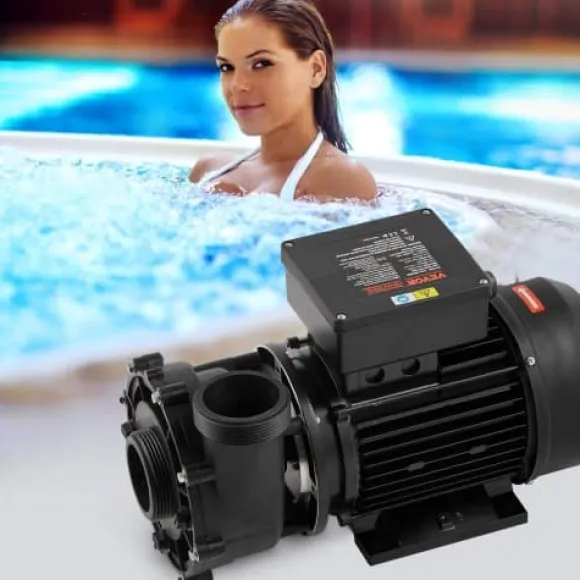 Spa-pump, dubbelfart 56-ram, 2" port, 90° roterande gränssnitt, TÜV-certifierad