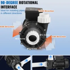 Spa-pump, dubbelfart 56-ram, 2