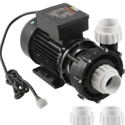 SPA-pump, 2-hastigheter 56-ram dubbelhastighets bubbelbadpump, 2x5,6 cm port