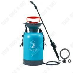 Sprayflaska - TECH DISCOUNT - 5L - Justerbar - Transportrem - Biokompatibel