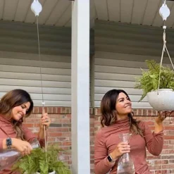 2st Justerbara Upphängningskrokar för Blomkrukor | Höj- och Sänkbara Hängare