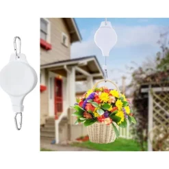 2st Justerbara Upphängningskrokar för Blomkrukor | Höj- och Sänkbara Hängare