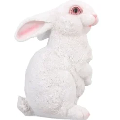 Söt kanin Skulptur Harts Hantverk Trädgård Kanin Dekoration Simulering Kanin Staty för gräsmatta Trädgård uteplats