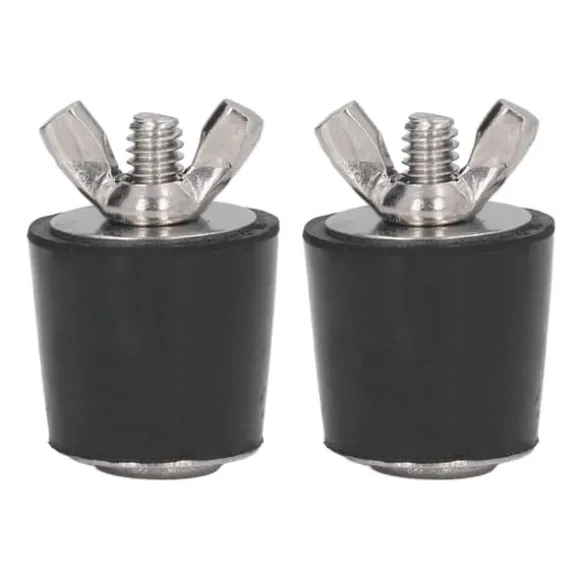 2st Simbassänggummipluggar Vinteriserande Avsmalnande plugg Simbassängtillbehör 25mm