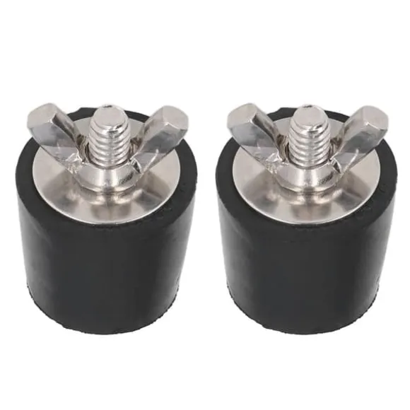 2st Simbassänggummipluggar Vinteriserande Avsmalnande plugg Simbassängtillbehör 25mm