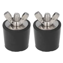 2st Simbassänggummipluggar Vinteriserande Avsmalnande plugg Simbassängtillbehör 25mm