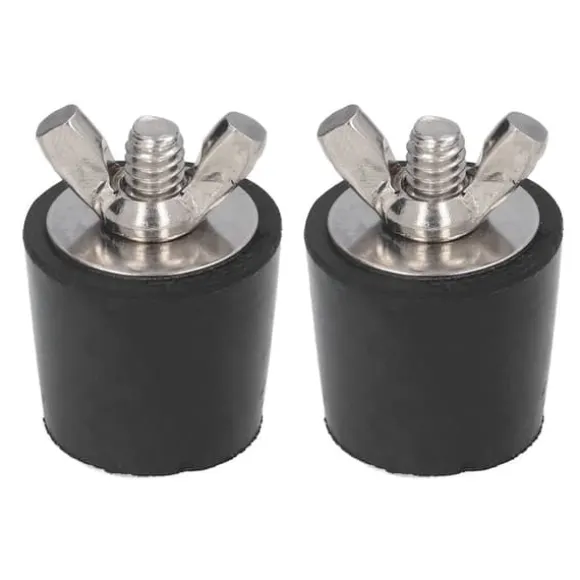 2st Simbassänggummipluggar Vinteriserande Avsmalnande plugg Simbassängtillbehör 25mm