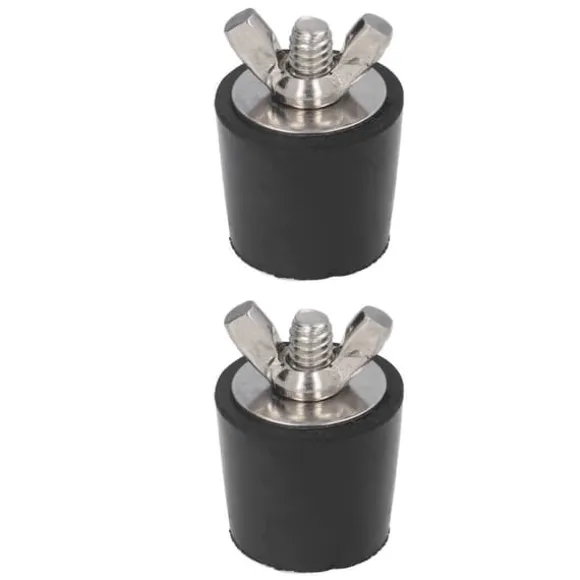 2st Simbassänggummipluggar Vinteriserande Avsmalnande plugg Simbassängtillbehör 25mm