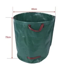 2st soppåsar Vävd påse Återvinning Löv Gräs Avfall Trädgård Bärbar Stor 270L