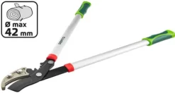 Städsaks 710 mm, skärdiameter 42 mm, aluminiumhandtag