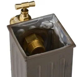 Stående fontän, 82x29x33 cm, brun