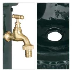 Stående fontän, 61x25x30,5 cm, Grön