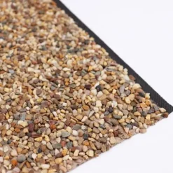 Stenfoder 1 m x 1 m bred För vattendragsbank Dammfoder Dammfoder Sandfärgad