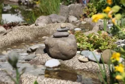 Stenfoder 1 m x 0,4 m bred För dammkant Vattendrag Dammfoder Damm Sandfärgad