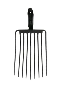 9-stiftsgaffel för koks och stenar, rullad