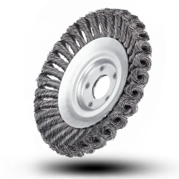 Stålborste Plattrengöring för Röjsåg 20cm