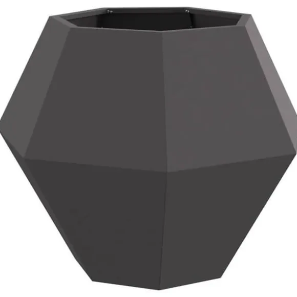 Ställning i stål - vidaXL - 75x75x60 cm - Svart - Rektangulär design - Utomhusbruk - Monterings krävs