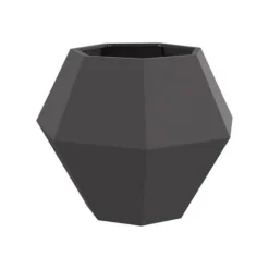 Ställning i stål - vidaXL - 75x75x60 cm - Svart - Rektangulär design - Utomhusbruk - Monterings krävs