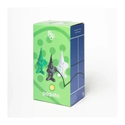 Stor Figurine Pachito Grön 29cm dekorativ staty - Blogo - Vit