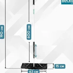 Stor teleskopisk snöskyffel tak snöröjning aluminium 600cm