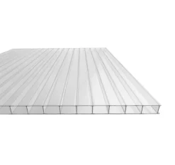 Stycke av växthusflerväggsplåt / klar polykarbonat 700x1500mm - 4mm, 4st.