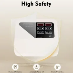 Styrenhet för bastuaggregat - Temperaturregulator - Torkbastu - 3–9 kW - 220–240 V - Ljusstyrning max 60 W - Vred - Plast
