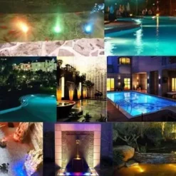 Submersibel LED-ljus - TD® - 2 Stycken - Fjärrkontroll - RGB - Trädgård - Utomhus