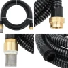 Sugslang med kopplingar mässing svart 1,1" 5 m PVC - Sugslang - Sugslangar - Home & Living