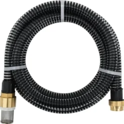 Sugslang med kopplingar mässing svart 1,1" 3 m PVC - Sugslang - Sugslangar - Home & Living