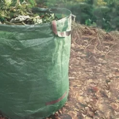 SunDeluxe Garden Waste Bag x4 - Heavy Duty PE 272L - Återanvändbar, hopfällbar, vattentät och transportabel