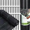 Svart agrotextil för ogräs, mulching, 3,2x100m, 70g pinnar