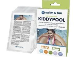 Swim&Fun KiddyPool för små pooler upp till 1200 L - 5 x 25 ml
