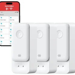 SwitchBot WiFi Vattendetektor - 3 Paket, 100dB Larm, IP67