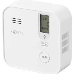 Sygonix Kolmonoxid-detektor inkl. 10 års batteri, med intern sensor batteri Detektering Kolmonoxid