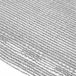 Synlig skyddsnät - rullgardin för skugga - 90 procent - 1,5 x 50 m - solskyddsnät - integritetsskydd - grå - inkl. monteringskit - trädgård