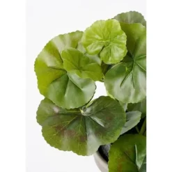 Syntetisk växt - Mica Decorations - Geranium - Laxrosa - H34 x Ø20 cm - Underhållsfri inomhus