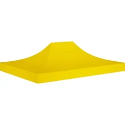 Tak till partytält 4x3 m gul 270 g/m²