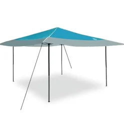 Tak Tält - Utomhuseventtält 400x400 cm i Oxford tyg | Färg: Blå | Höjd: 227/236/245 cm