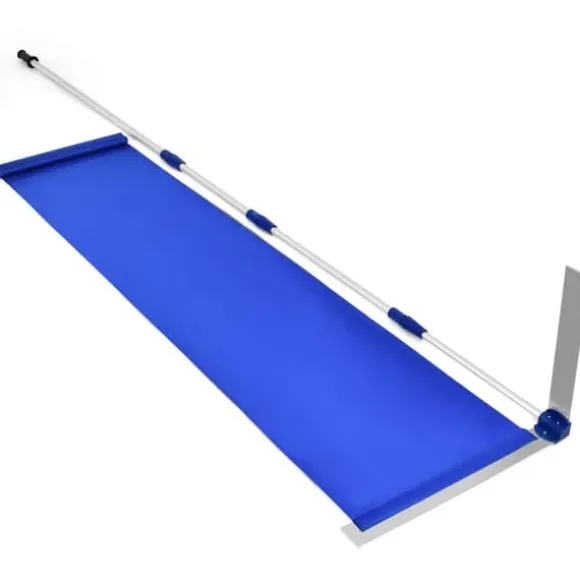 Takskottare för snöborttagning, 20/21 fot, silver och marinblå