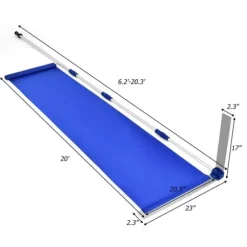 Takskottare för snöborttagning, 20/21 fot, silver och marinblå