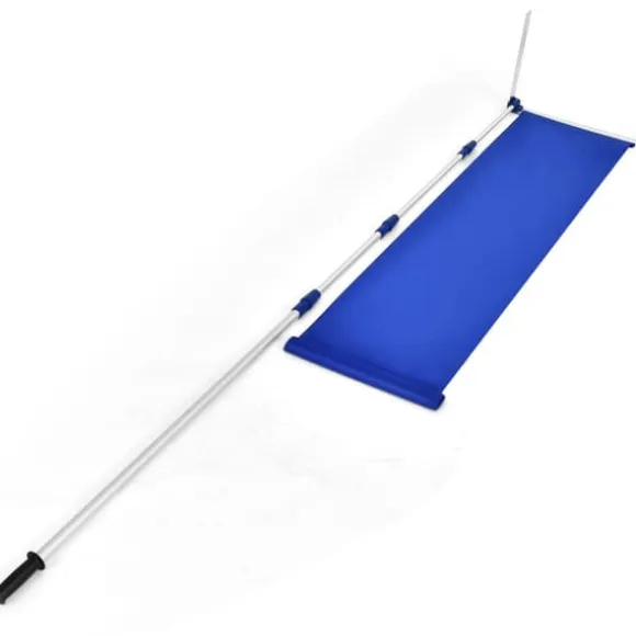 Takskottare för snöborttagning, 20/21 fot, silver och marinblå