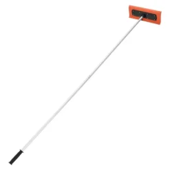 Taksnöraka - Snöskrapa för tak - Justerbar 2,25–5,62 m - Skumblad 45 cm - Förlängningsskaft - Halkfritt handtag - Lättvikt - För snö, löv och skräp