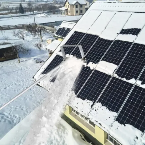 Taksnöskrapa, 193-619x47x22 cm, Silver