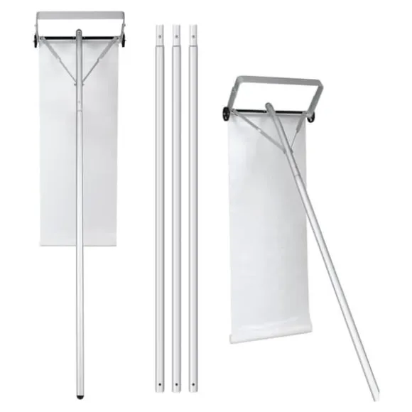 Taksnöskrapa, 193-619x47x22 cm, Silver