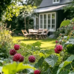 Taybär - Set om 3 - Rubus 'Tayberry' - Höjd 25-40cm - ⌀9cm