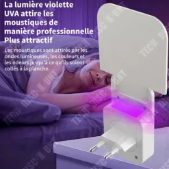 TD Anti Mosquito USB Anti Mosquito Lampa för inomhus och utomhus kök Vardagsrum Sovrum Avstängd Anti Mosquito lampa