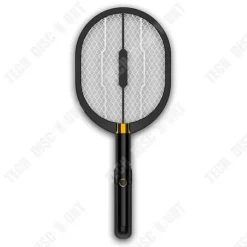 TD elektriska insektsracket 3 i 1 1200MAH uppladdningsbart myggracket används för att döda myggor Lämplig svart