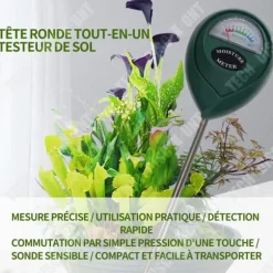 TD Hygrometer Fuktighetsmätare Inga batterier krävs Jordfuktighetsmätare Tester Växtfuktighet för blomkruka Trädgård Gårdsgård